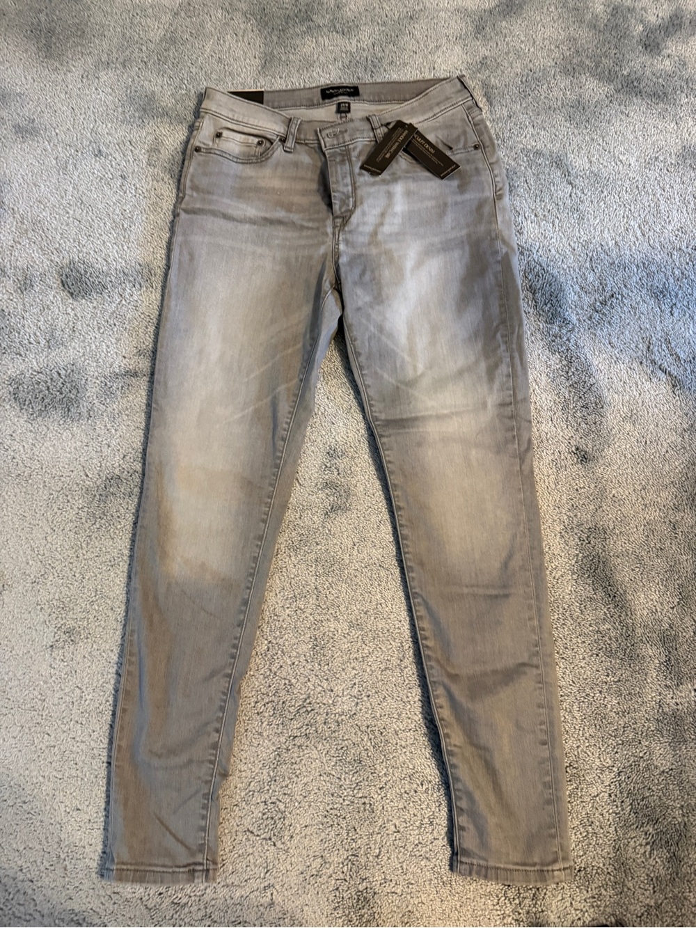 NWT Banana Republic Factory Light Gray Skinny Jeans